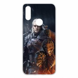 Чехол для Xiaomi Redmi 7 The witcher and witches head - PrintSalon
