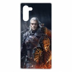 Чехол для Samsung Note 10 The witcher and witches head - PrintSalon