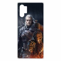 Чехол для Samsung Note 10 Plus The witcher and witches head - PrintSalon