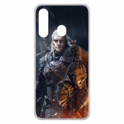Чехол для Samsung M40 The witcher and witches head - PrintSalon