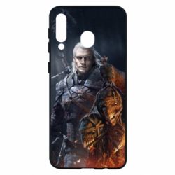 Чехол для Samsung M30 The witcher and witches head - PrintSalon