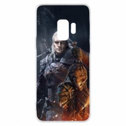 Чехол для Samsung S9 The witcher and witches head - PrintSalon