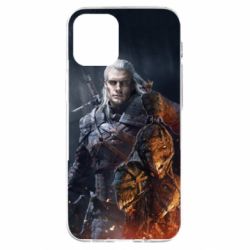 Чехол для iPhone 12 mini The witcher and witches head - PrintSalon