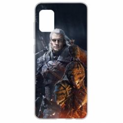 Чехол для Samsung A31 The witcher and witches head - PrintSalon