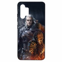 Чехол для Samsung A32 4G The witcher and witches head - PrintSalon