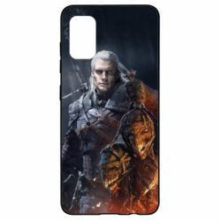 Чехол для Samsung A41 The witcher and witches head
