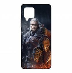 Чехол для Samsung A42 5G The witcher and witches head - PrintSalon