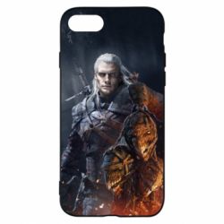 Чехол для iPhone 8 The witcher and witches head - PrintSalon