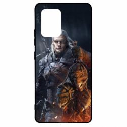 Чехол для Samsung S10 Lite The witcher and witches head - PrintSalon