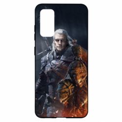 Чехол для Samsung S20 The witcher and witches head - PrintSalon