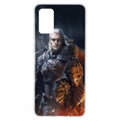 Чехол для Samsung S20+ The witcher and witches head - PrintSalon