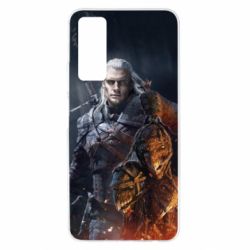Чехол для Huawei P Smart 2021 The witcher and witches head - PrintSalon