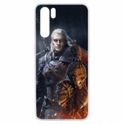Чехол для Oppo A91/Reno3 The witcher and witches head - PrintSalon