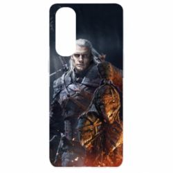 Чехол для Oppo Reno 4 Pro The witcher and witches head - PrintSalon