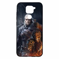 Чехол для Xiaomi Redmi Note 9/Redmi 10X The witcher and witches head - PrintSalon