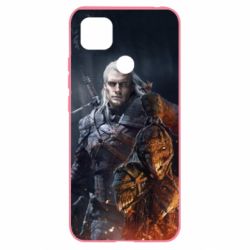 Чехол для Xiaomi Redmi 9c The witcher and witches head - PrintSalon