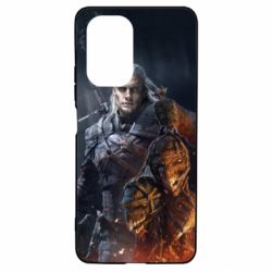 Чехол для Xiaomi Poco F3/K40 The witcher and witches head - PrintSalon