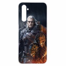 Чехол для Realme 6 Pro The witcher and witches head - PrintSalon