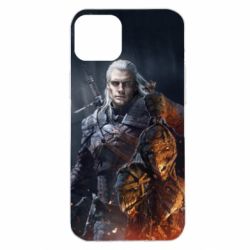 Чехол для iPhone 14 Plus The witcher and witches head - PrintSalon