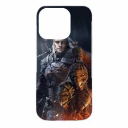 Чехол для iPhone 14 Pro The witcher and witches head - PrintSalon