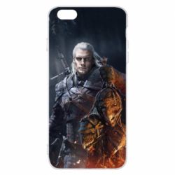 Чехол для iPhone 6 Plus/6S Plus The witcher and witches head - PrintSalon