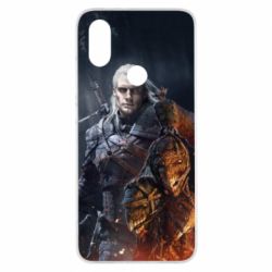 Чехол для Xiaomi Mi A2 The witcher and witches head - PrintSalon