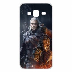 Чехол для Samsung J3 2016 The witcher and witches head - PrintSalon