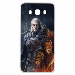 Чехол для Samsung J7 2016 The witcher and witches head - PrintSalon