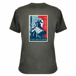 Камуфляжная футболка The witcher poster - PrintSalon