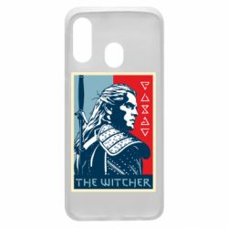 Чехол для Samsung A40 The witcher poster - PrintSalon