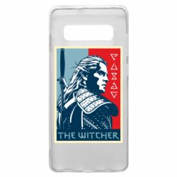 Чехол для Samsung S10+ The witcher poster - PrintSalon