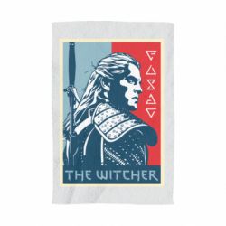 Полотенце с принтом The witcher poster - PrintSalon