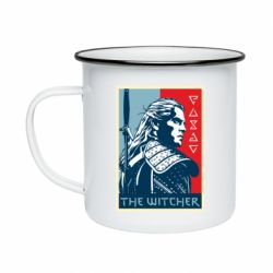 Кружка эмалированная The witcher poster - PrintSalon