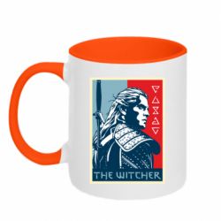 Чашка двокольорова The witcher poster