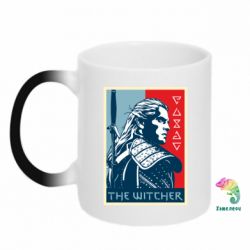 Чашка-хамелеон The witcher poster - PrintSalon