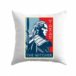 Подушка The witcher poster - PrintSalon