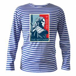 Тельняшка с длинным рукавом The witcher poster - PrintSalon