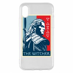 Чехол для iPhone X/Xs The witcher poster - PrintSalon
