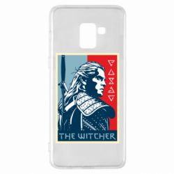 Чехол для Samsung A8+ 2018 The witcher poster - PrintSalon