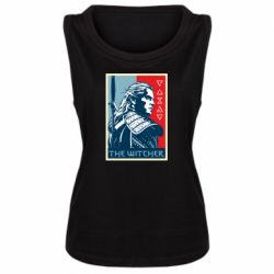 Женская майка The witcher poster - PrintSalon