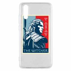 Чехол для Huawei P20 The witcher poster - PrintSalon