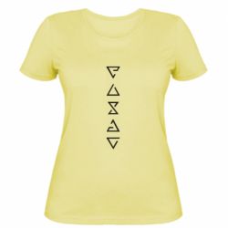 Женская футболка The Witcher Runes