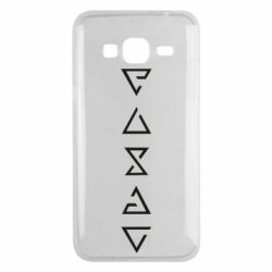 Чехол для Samsung J3 2016 The Witcher Runes