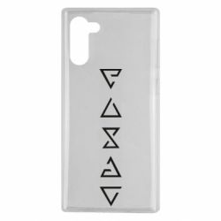 Чехол для Samsung Note 10 The Witcher Runes - PrintSalon