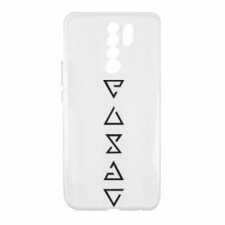 Чехол для Xiaomi Redmi 9 The Witcher Runes-PrintSalon Чехол для Xiaomi Redmi 9 The Witcher Runes