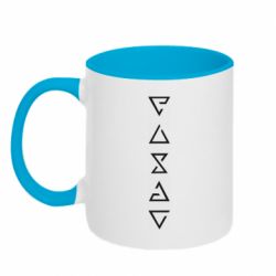 Чашка двокольорова The Witcher Runes