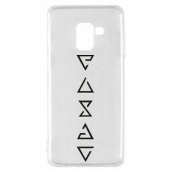 Чохол для Samsung A8 2018 The Witcher Runes