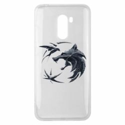 Чехол для Xiaomi Pocophone F1 The  witcher: wolf and swallow - PrintSalon