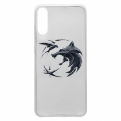 Чехол для Samsung A70 The  witcher: wolf and swallow - PrintSalon