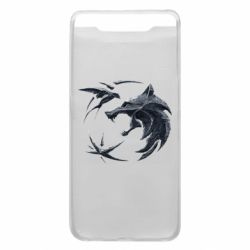 Чехол для Samsung A80 The  witcher: wolf and swallow - PrintSalon